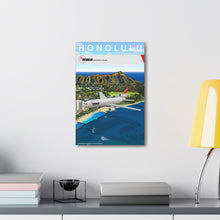 Load image into Gallery viewer, Destination Canvas Gallery Wrap - NWA 2000s - Honolulu Waikiki and Diamond Head
