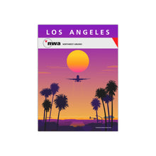 Load image into Gallery viewer, Destination Poster - NWA 2000s - Los Angeles Sunset - Premium Satin