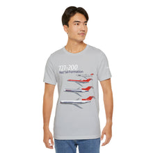Load image into Gallery viewer, Short Sleeve T-Shirt - Northwest Boeing 727-200 Livery Formation
