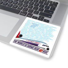 Load image into Gallery viewer, Vinyl Sticker - Northwest Orient DC-10 "The World is Going Our Way"