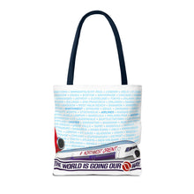 Load image into Gallery viewer, Tote Bag - Northwest Orient 1980s "The World is Going Our Way"