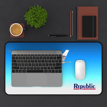 Load image into Gallery viewer, Desk Mat - Republic Express Saab 340 in Flight