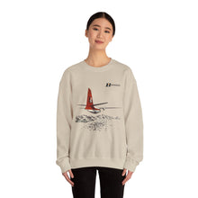 Load image into Gallery viewer, Crewneck Sweatshirt - Heavy Blend™ - Bonanza 1960s logo on F-27