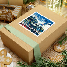 Load image into Gallery viewer, Vinyl Sticker - Pacific Air Lines Boeing 727 at San Francisco, Illustration