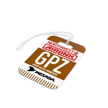 Load image into Gallery viewer, Luggage Tag - 2-sided acrylic - Northwest Airlink / Mesaba Hometown Series - Grand Rapids, Minnesota