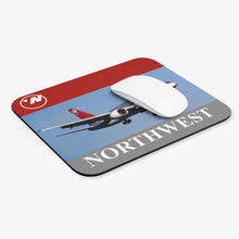 Load image into Gallery viewer, Mouse Pad (Rectangle) - Northwest 757-200 Bowling Shoe