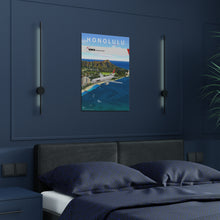 Load image into Gallery viewer, Destination Poster - NWA 2000s - Honolulu / Waikiki and Diamond Head