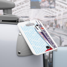 Load image into Gallery viewer, Luggage Tag - 2-sided acrylic - Northwest Orient: The World is Going Our Way DC-10
