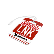 Load image into Gallery viewer, Luggage Tag - 2-sided acrylic - Northwest Airlink / Mesaba Hometown Series - Lincoln, Nebraska