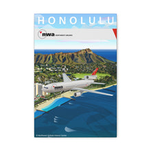 Load image into Gallery viewer, Destination Canvas Gallery Wrap - NWA 2000s - Honolulu Waikiki and Diamond Head