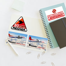 Load image into Gallery viewer, Vinyl Stickers - Northwest Airlink 1980s Mesaba Aircraft