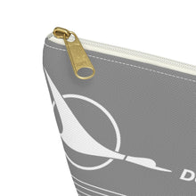 Load image into Gallery viewer, Packing Pouch - small, flat bottom, white zipper - Republic / North Central "Duck, Duck, Grey Duck"