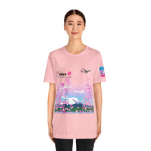 Load image into Gallery viewer, Short Sleeve T-Shirt - Northwest Airlines Cherry Blossoms