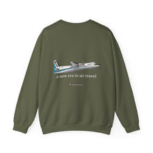 Load image into Gallery viewer, Crewneck Sweatshirt - Heavy Blend™ - West Coast Fairchild F-27 1960s delivery colors