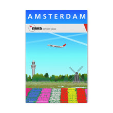 Load image into Gallery viewer, Destination Canvas Gallery Wrap - NWA 2000s - Amsterdam Tulip Field