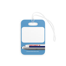 Load image into Gallery viewer, Luggage Tag - 2-sided acrylic - Washington license plate - Spokane with Northwest 727