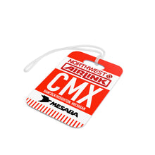 Load image into Gallery viewer, Luggage Tag - 2-sided acrylic - Northwest Airlink / Mesaba Hometown Series - Hancock/Houghton, Michigan