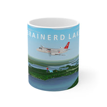 Load image into Gallery viewer, Ceramic Mug 11oz - NWA 2000s Brainerd Lakes Mesaba Saab 340