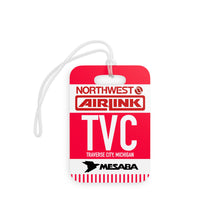 Load image into Gallery viewer, Luggage Tag - 2-sided acrylic - Northwest Airlink / Mesaba Hometown Series - Traverse City, Michigan