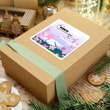 Load image into Gallery viewer, Vinyl Sticker - Northwest Airlines Sakura Flowers in Japan with A330