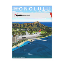Load image into Gallery viewer, Destination Canvas Gallery Wrap - NWA 2000s - Honolulu Waikiki and Diamond Head