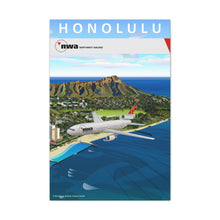 Load image into Gallery viewer, Destination Canvas Gallery Wrap - NWA 2000s - Honolulu Waikiki and Diamond Head