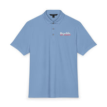 Load image into Gallery viewer, Men's Stretch Jersey Polo — Republic 1985 Logo