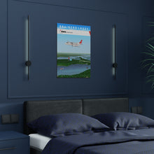 Load image into Gallery viewer, Destination Poster - NWA 2000s - Brainerd Lakes Mesaba Saab 340 - Premium Satin