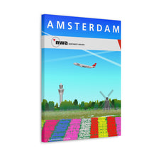 Load image into Gallery viewer, Destination Canvas Gallery Wrap - NWA 2000s - Amsterdam Tulip Field