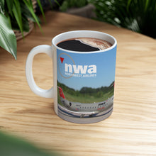 Load image into Gallery viewer, Ceramic Mug 11oz - Northwest Airlink CRJ Both Color Schemes