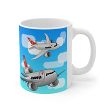 Load image into Gallery viewer, Ceramic Mug 11oz - Chibi NWA 2000s era jets