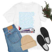 Load image into Gallery viewer, Short Sleeve T-Shirt - The World is Going Our Way DC-10