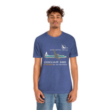 Load image into Gallery viewer, Short Sleeve T-Shirt - North Central Convair 580 Illustration