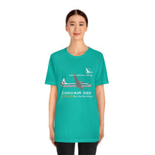 Load image into Gallery viewer, Short Sleeve T-Shirt - North Central Convair 580 Illustration
