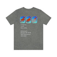 Load image into Gallery viewer, Short Sleeve T-Shirt - DC-10 50th Anniversary at Northwest