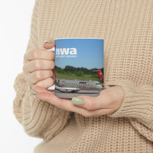 Load image into Gallery viewer, Ceramic Mug 11oz - Northwest Airlink CRJ Both Color Schemes
