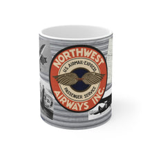 Load image into Gallery viewer, Ceramic Mug 11oz - Northwest Airways (1926) Heritage Series