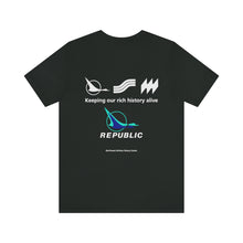Load image into Gallery viewer, Short Sleeve T-Shirt - Republic Airlines Heritage DC-9 Noses