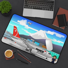 Load image into Gallery viewer, Desk Mat - Chibi NWA 787 Dreamliner at Tokyo