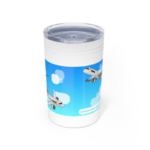 Load image into Gallery viewer, Vacuum Tumbler, 11oz. - Chibi NWA 2000s Jets