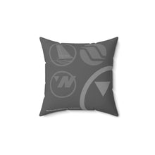 Load image into Gallery viewer, Pillow - Northwest Historic Logos - Charcoal