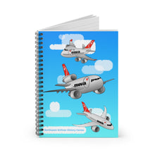 Load image into Gallery viewer, Spiral Notebook - Ruled Line - Chibi NWA Jets!