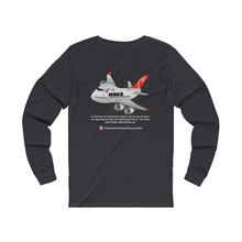 Load image into Gallery viewer, Long Sleeve T-Shirt - Cheerful NWA 2000s Boeing 787 Dreamliner