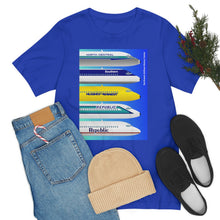 Load image into Gallery viewer, Short Sleeve T-Shirt - Republic Airlines Heritage DC-9 Noses