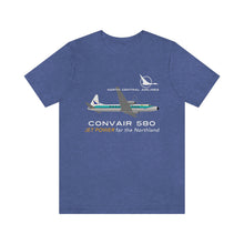 Load image into Gallery viewer, Short Sleeve T-Shirt - North Central Convair 580 Illustration