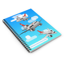 Load image into Gallery viewer, Spiral Notebook - Ruled Line - Chibi NWA Jets!