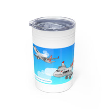 Load image into Gallery viewer, Vacuum Tumbler, 11oz. - Chibi NWA 2000s Jets