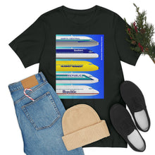 Load image into Gallery viewer, Short Sleeve T-Shirt - Republic Airlines Heritage DC-9 Noses