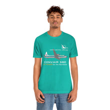 Load image into Gallery viewer, Short Sleeve T-Shirt - North Central Convair 580 Illustration