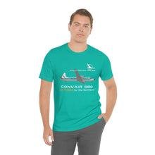 Load image into Gallery viewer, Short Sleeve T-Shirt - North Central Convair 580 Illustration